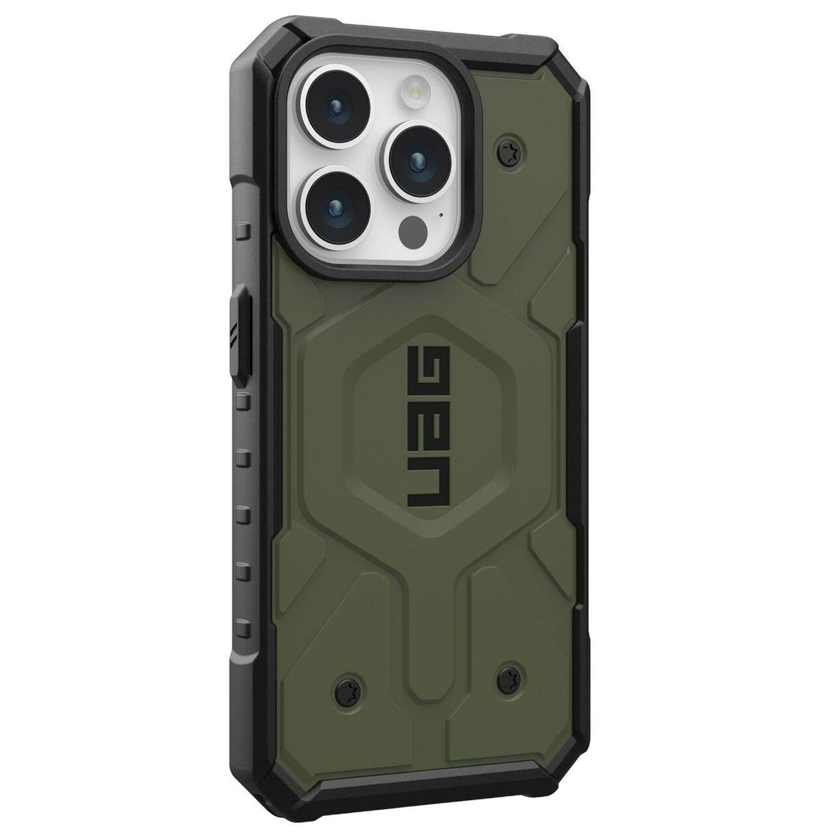 Husa de protectie UAG Pathfinder MagSafe compatibil cu iPhone 15 Pro, Oliv Drab