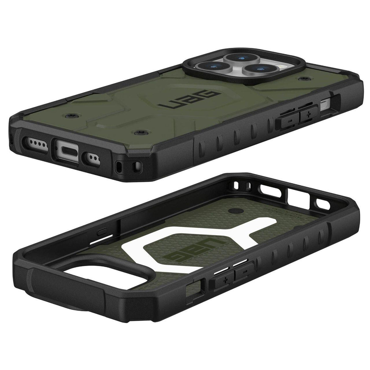 Husa de protectie UAG Pathfinder MagSafe compatibil cu iPhone 15 Pro, Oliv Drab