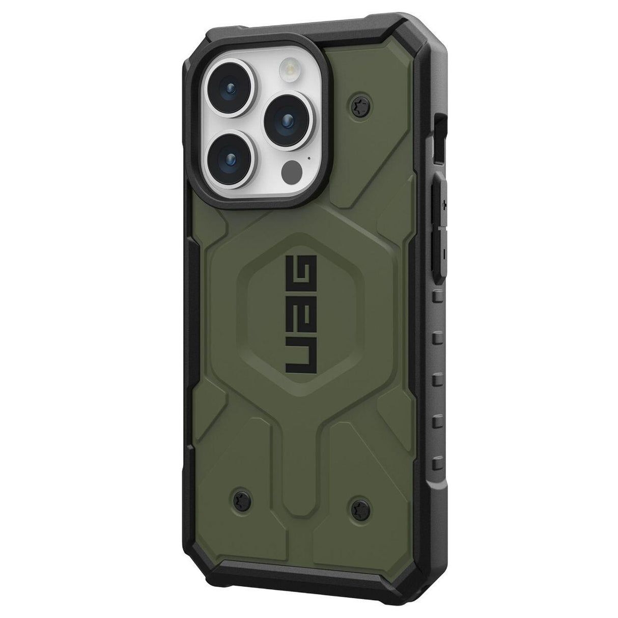 Husa de protectie UAG Pathfinder MagSafe compatibil cu iPhone 15 Pro, Oliv Drab