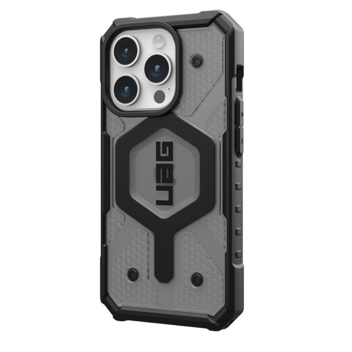 Husa de protectie UAG Pathfinder MagSafe compatibil cu iPhone 15 Pro, Ash