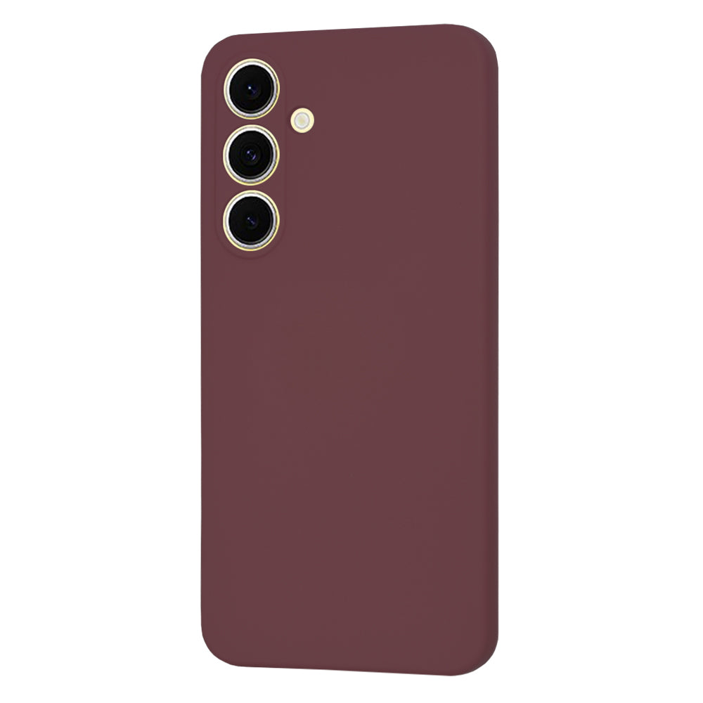 Husa de protectie Techsuit SoftFlex MagSafe compatibil cu Samsung Galaxy S24 FE, Plum Red