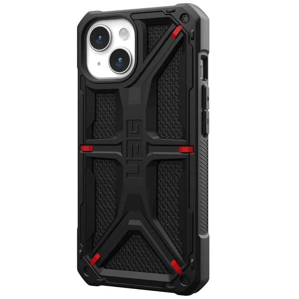 Husa de protectie UAG Monarch compatibil cu iPhone 15 Plus, Kevlar Black