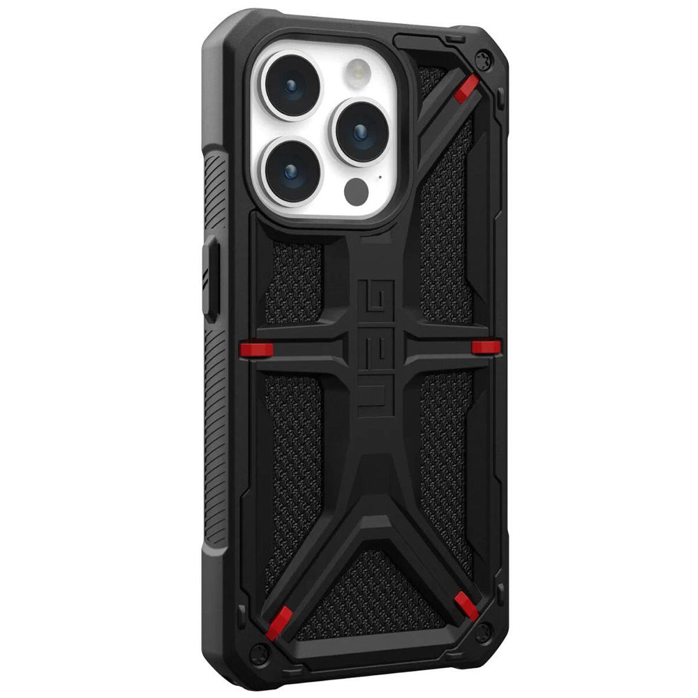 Husa de protectie UAG Monarch compatibil cu iPhone 15 Pro, Kevlar Black