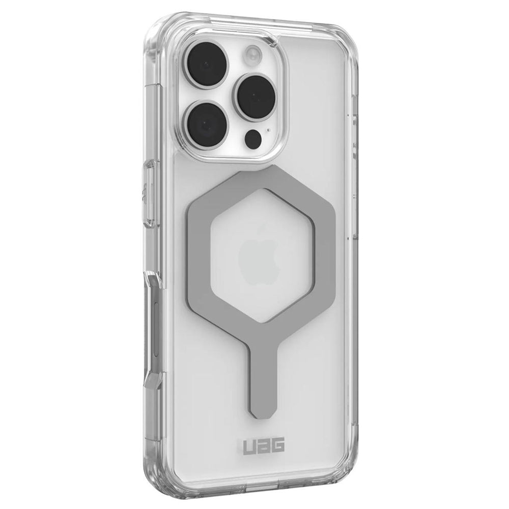 Husa de protectie UAG Plyo MagSafe compatibil cu iPhone 16 Pro, Ice Silver