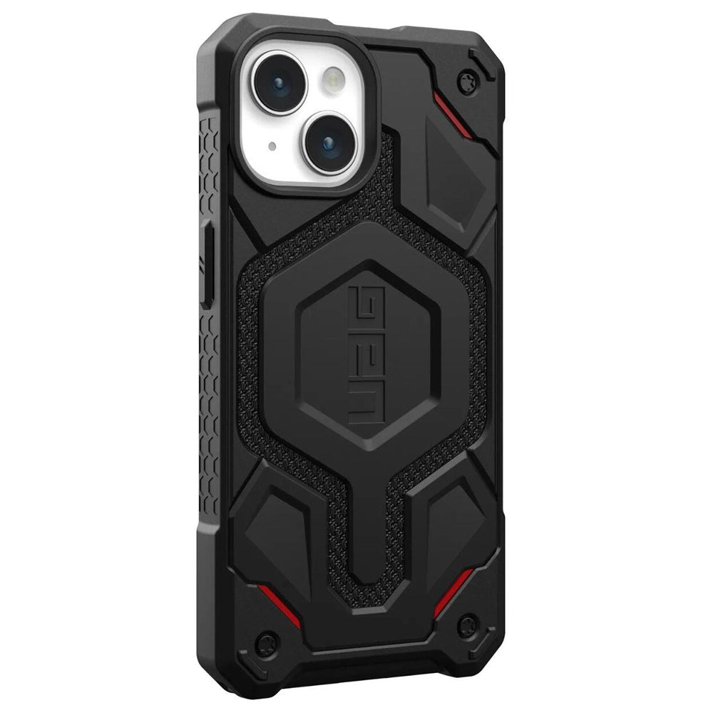 Husa de protectie UAG Monarch Pro MagSafe compatibil cu iPhone 15 Plus, Kevlar Black