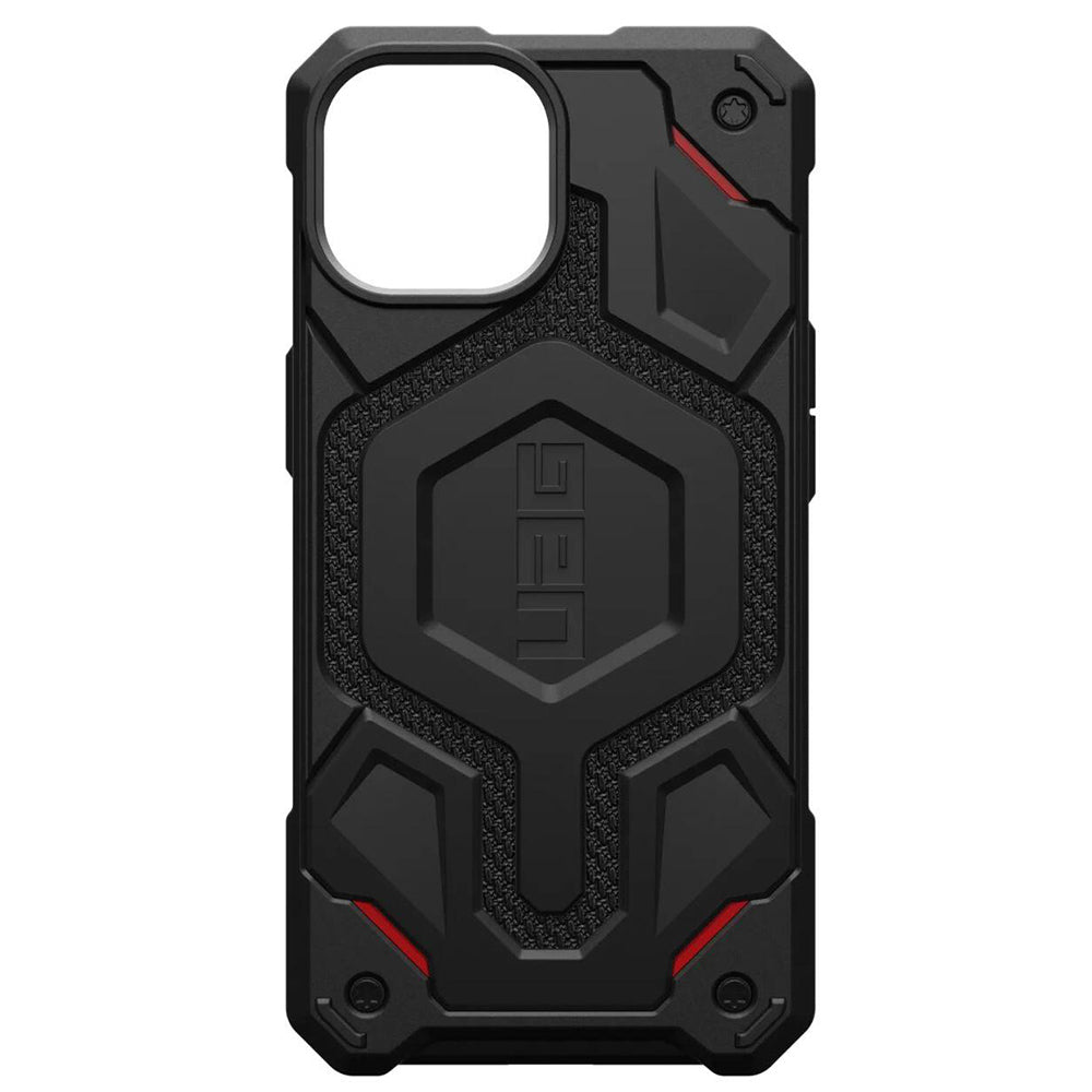 Husa de protectie UAG Monarch Pro MagSafe compatibil cu iPhone 15 Plus, Kevlar Black