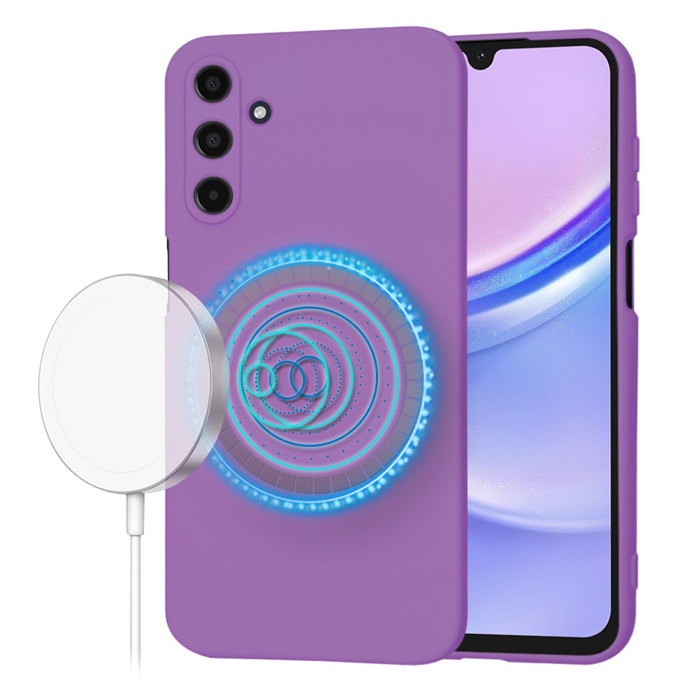 Husa de protectie Techsuit SoftFlex MagSafe compatibil cu Samsung Galaxy A15 4G / A15 5G, Mov