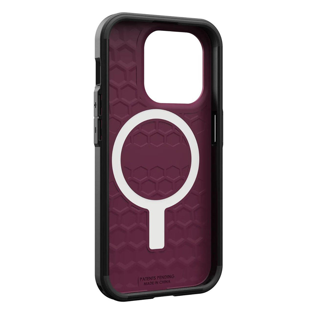 Husa de protectie UAG Civilian MagSafe compatibil cu iPhone 15 Pro, Bordo
