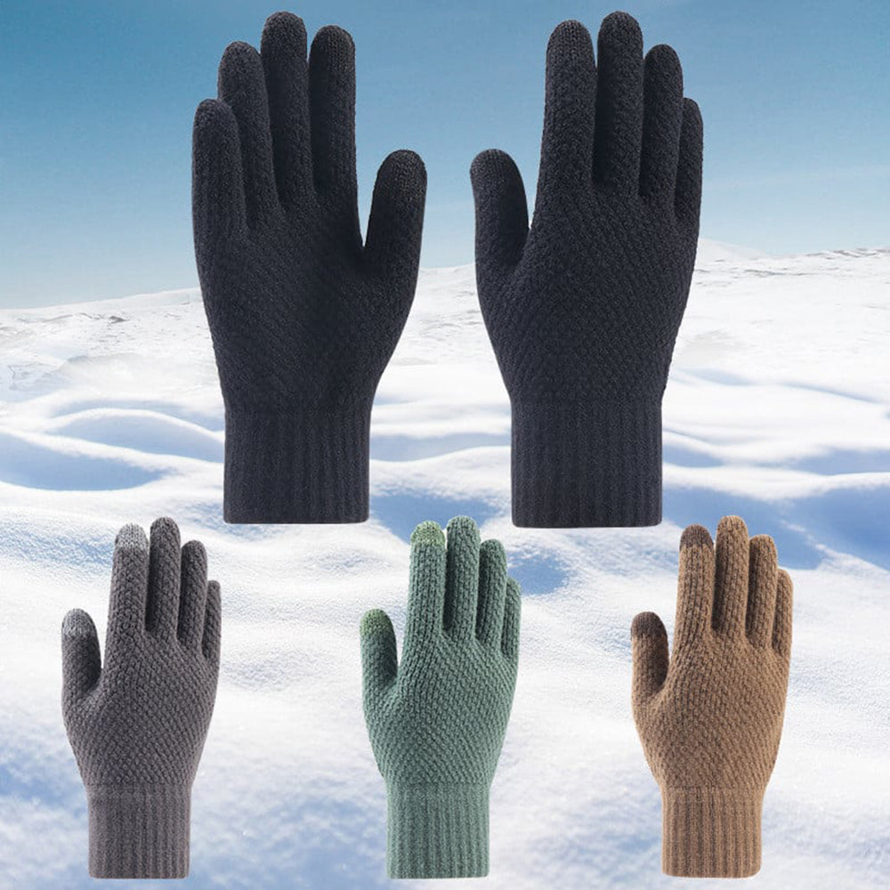 Techsuit Gloves (ST0013), from Acrylic, Size 22cm, Coffee