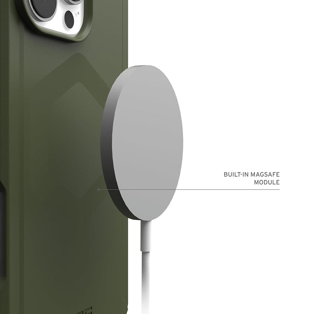 Husa de protectie UAG Essential Armor MagSafe compatibil cu iPhone 16 Pro, Oliv Drab