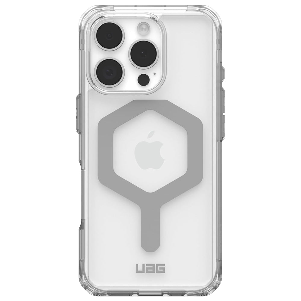 Husa de protectie UAG Plyo MagSafe compatibil cu iPhone 16 Pro, Ice Silver
