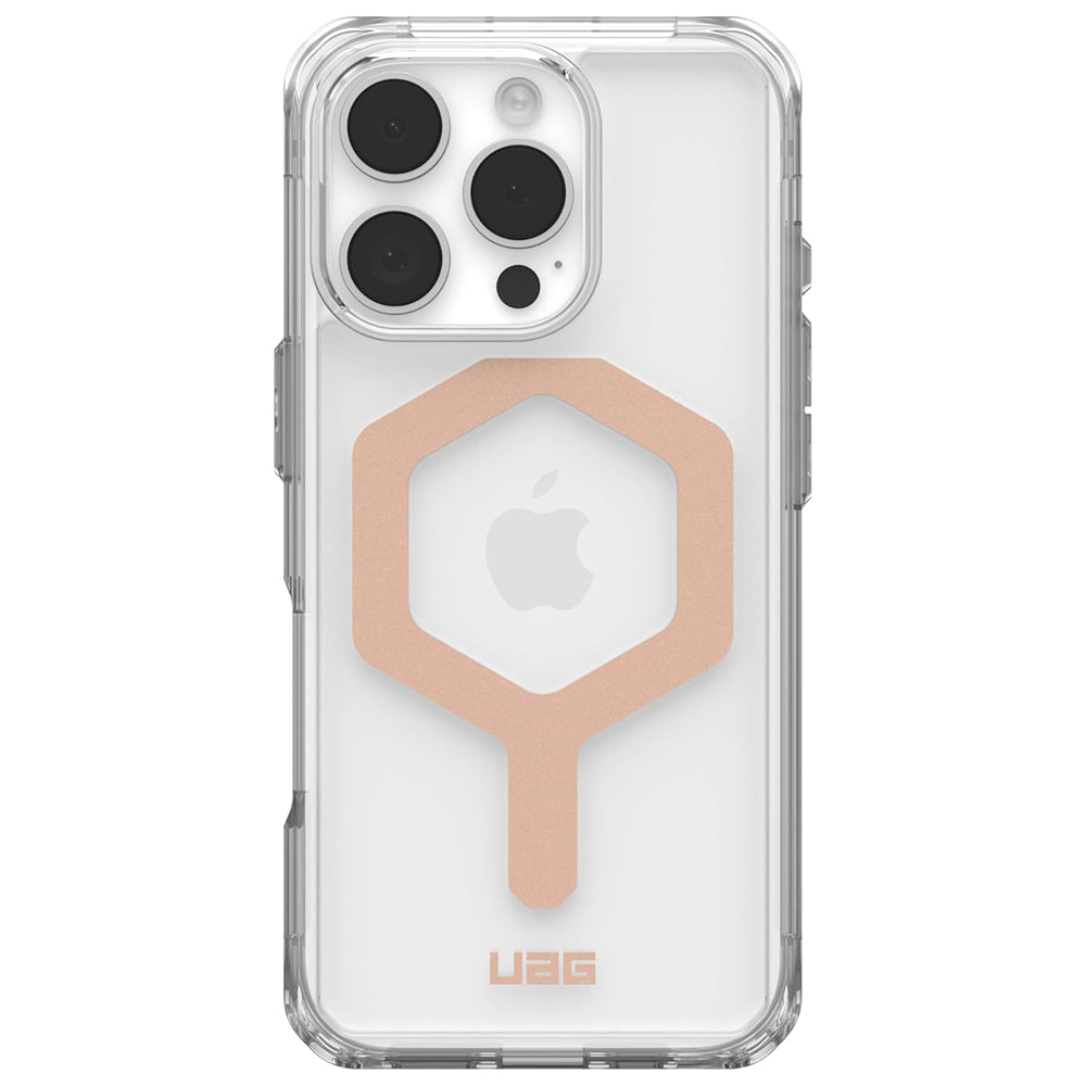 Husa de protectie UAG Plyo MagSafe compatibil cu iPhone 16 Pro, Ice Rose Gold