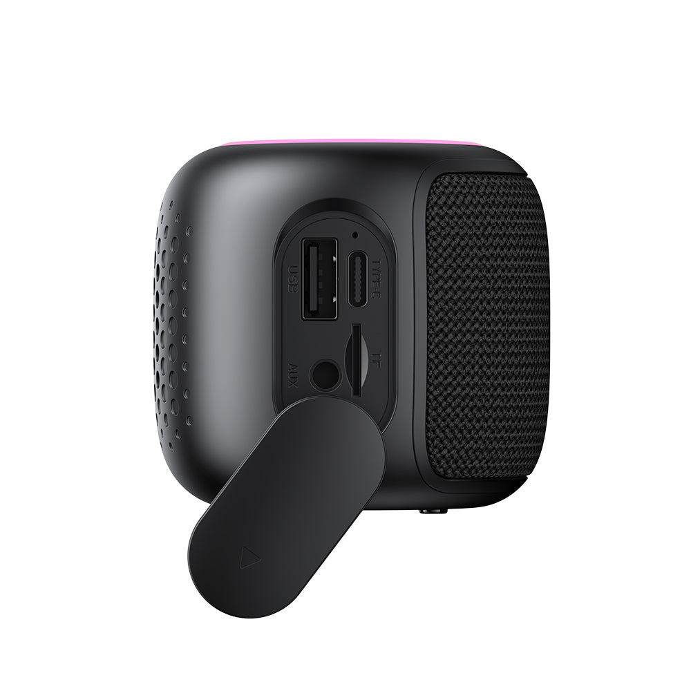 Casti Havit Wireless Speaker (SK809BT), USB-C, Bluetooth 5.3, TWS, TF, USB, FM, AUX, Hands-Free Call, RGB, IPX5, 1200mAh, Negru