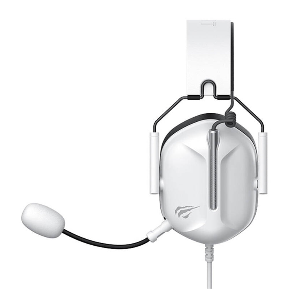 Casti Havit Gaming Headphones (H2033d) Foldable, Omnidirectional Microphone, 3.5mm Jack, White / Black