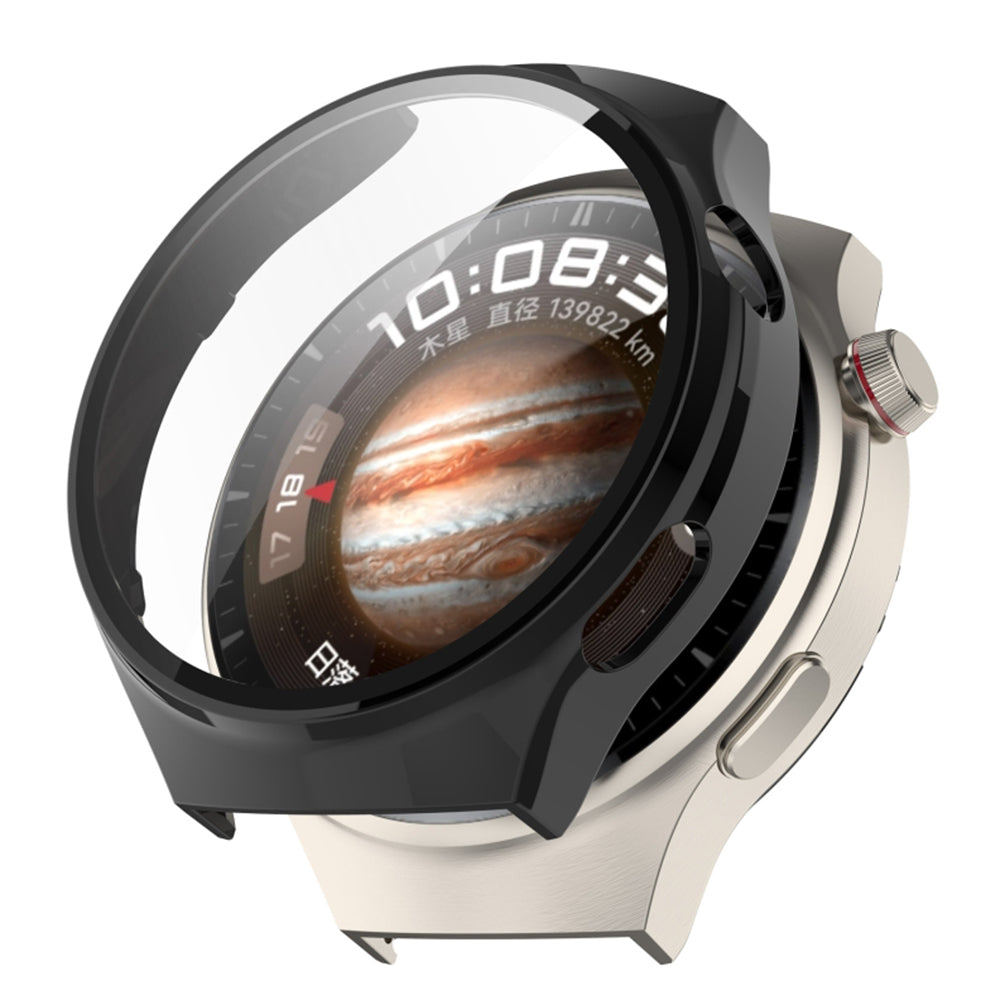 Folie de protectie smartwatch Techsuit Defense360 Pro + Screen Protector compatibil cu Huawei Watch 4 Pro, Negru