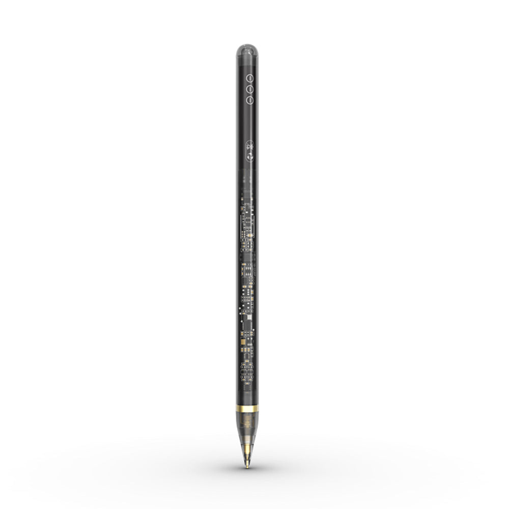 Stylus Techsuit Premium Stylus Pen (C10 Pro), for iPad 2018+, Digital Magnetic Charging, Capacitive, Transparent / Black