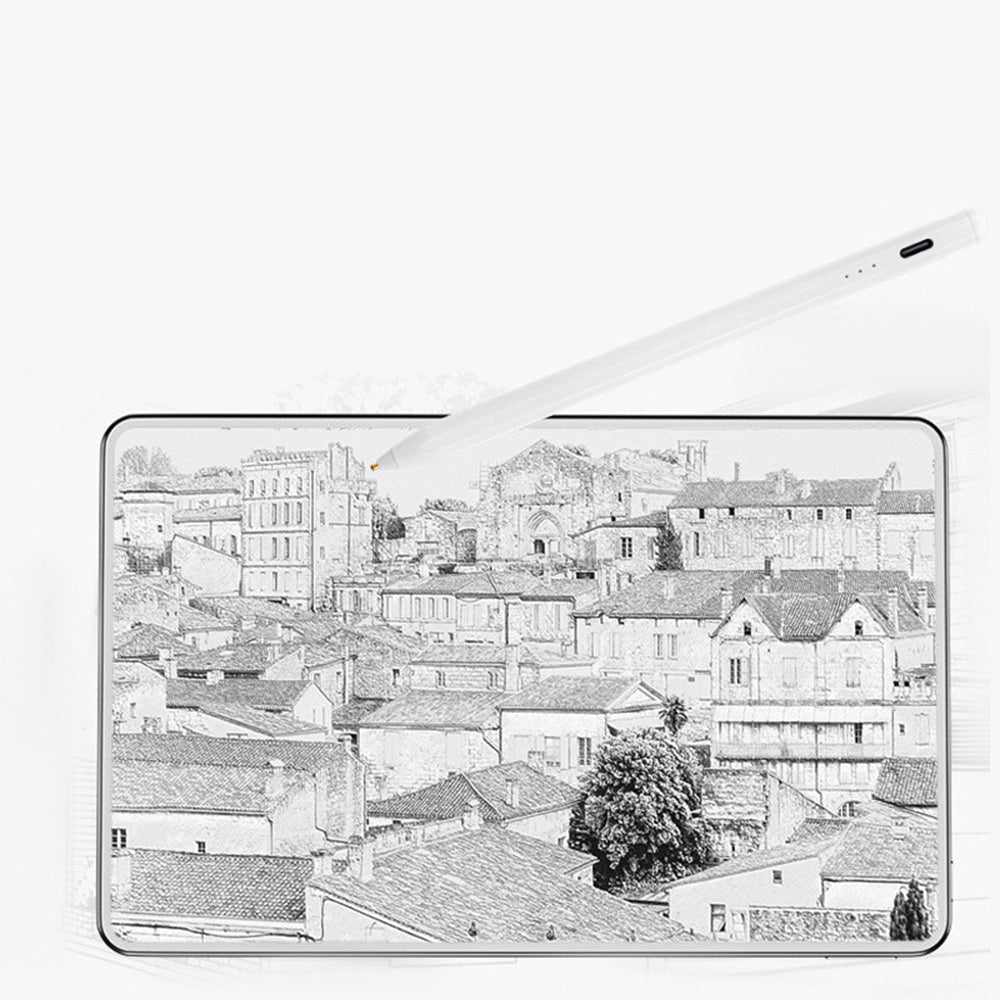 Stylus Techsuit Stylus Pen (S3), for Phones and Tablets, Universal, Active, Type-C, Fast Charging, 130mAh, Roz