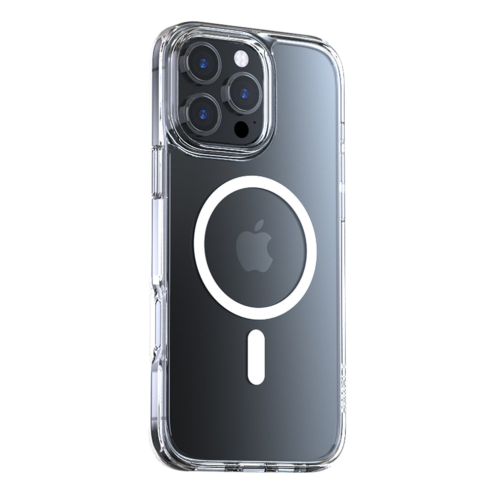 Husa de protectie Torras Diamond MagSafe Series compatibil cu iPhone 16 Pro, Transparent