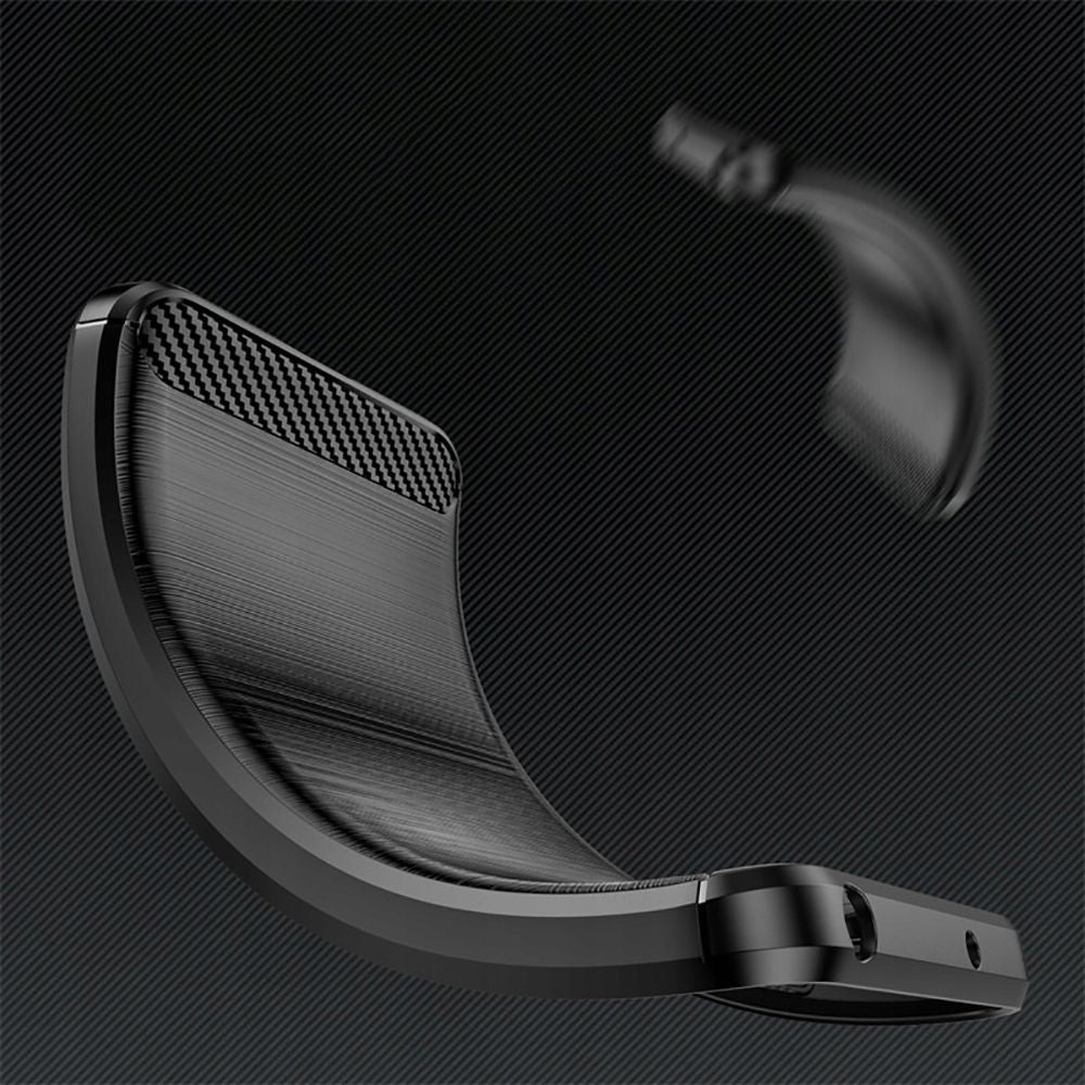 Husa de protectie Techsuit Carbon Silicone compatibil cu Xiaomi 12T / 12T Pro, Negru