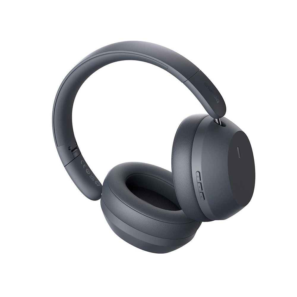Casti Baseus Wireless Bass 35 Max (A00070800821-00), On-ear, Bluetooth 5.3, Sound Isolation, Foldable, Twilight Grey