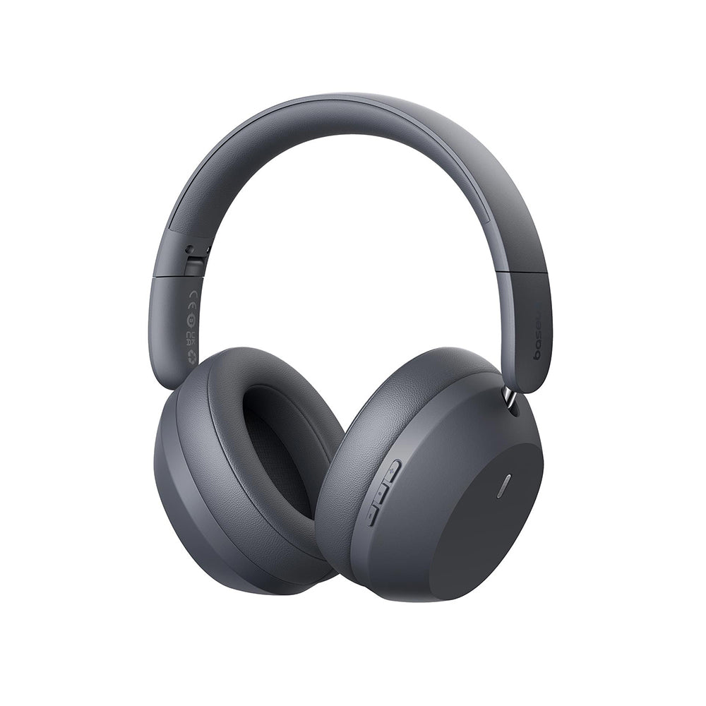 Casti Baseus Wireless Bass 35 Max (A00070800821-00), On-ear, Bluetooth 5.3, Sound Isolation, Foldable, Twilight Grey