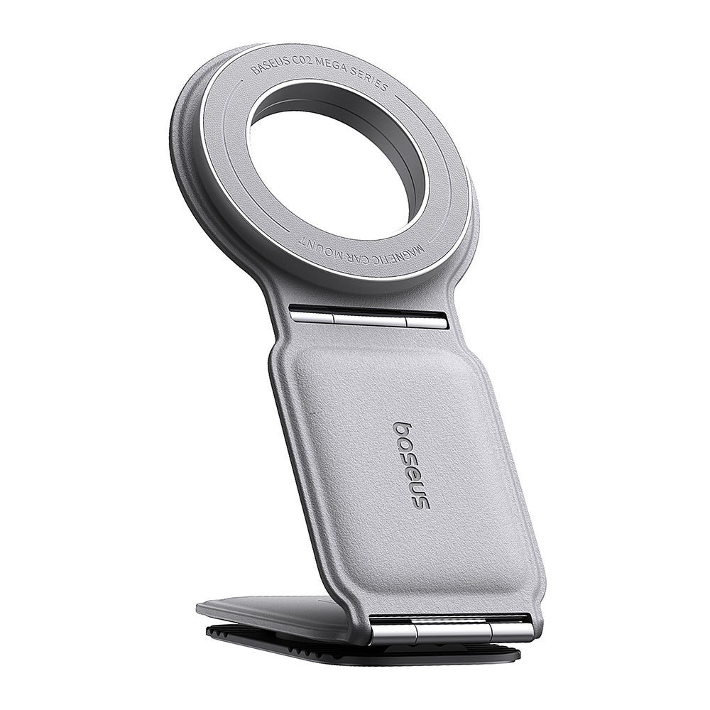 Suport Baseus PrimeTrip Series C02 (C40169002833-00), PU Leather, 360°, 25N, Versatile Mounting Option, Frosted Grey
