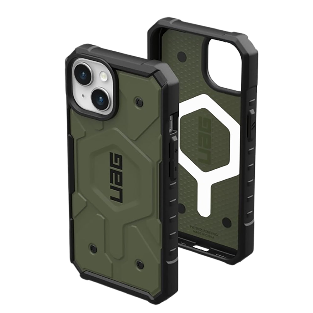 Husa de protectie UAG Pathfinder MagSafe compatibil cu iPhone 15 Plus, Oliv Drab