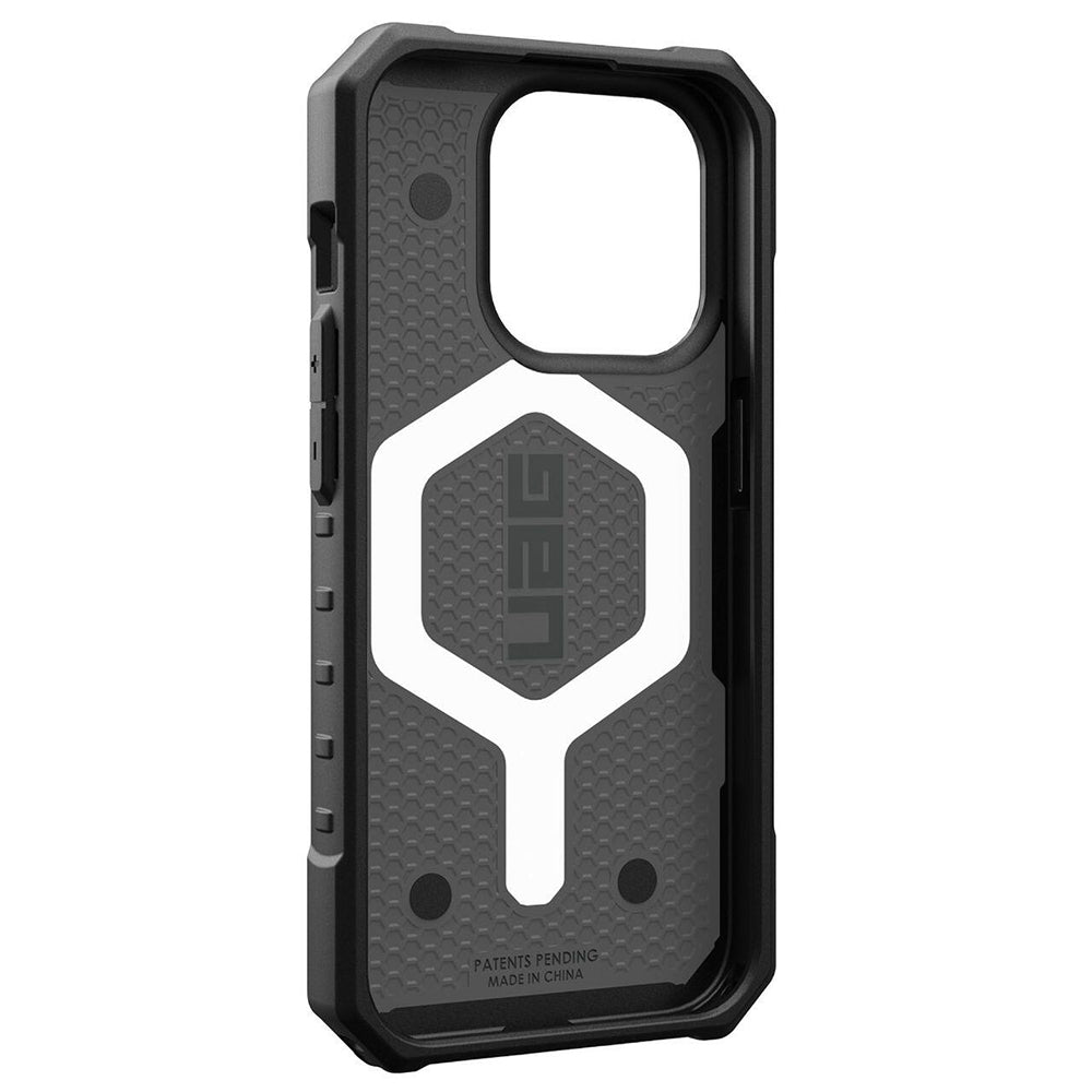 Husa de protectie UAG Pathfinder MagSafe compatibil cu iPhone 15 Pro, Argintiu