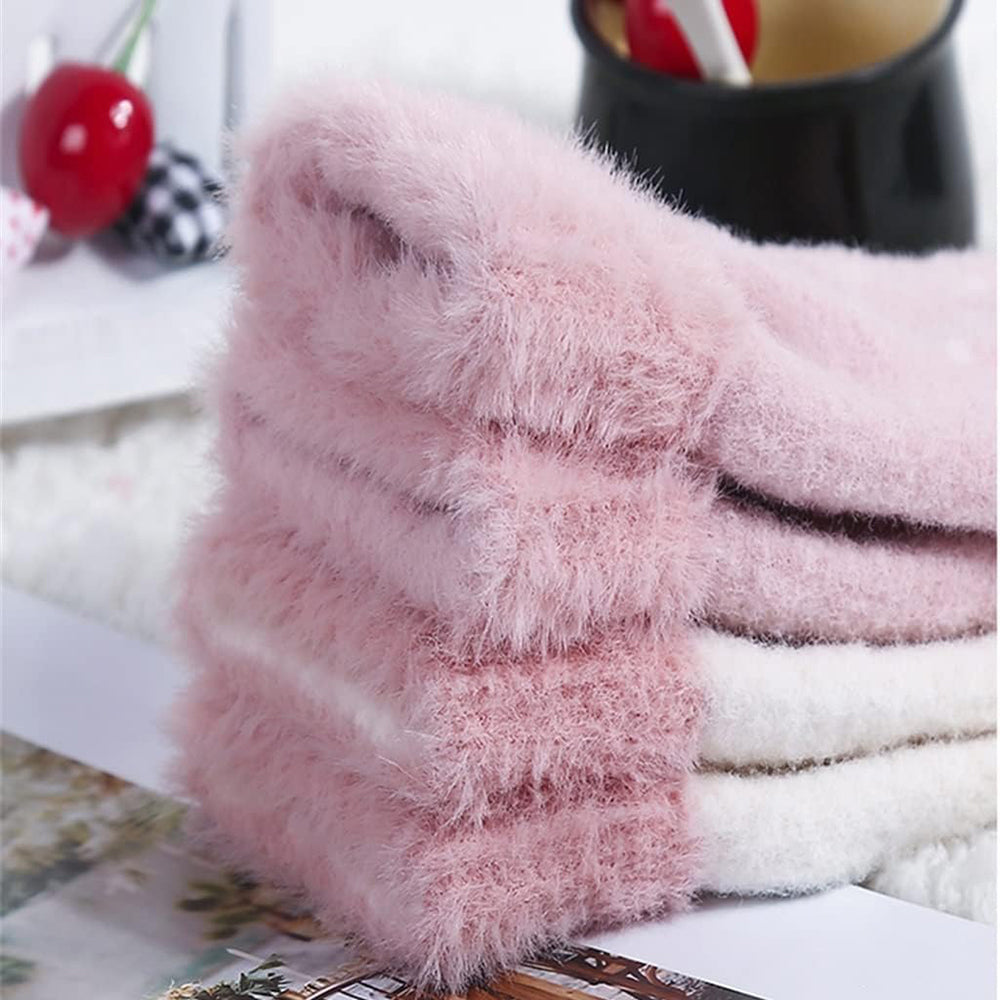 Techsuit Gloves (ST0011), from Mink Fur, Size 21cm, Alb