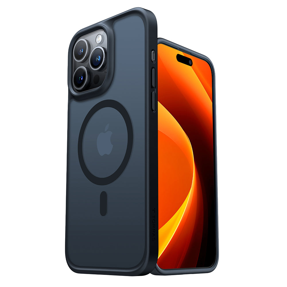 Husa de protectie Torras Guardian Magnetic compatibil cu iPhone 15 Pro Max, Negru