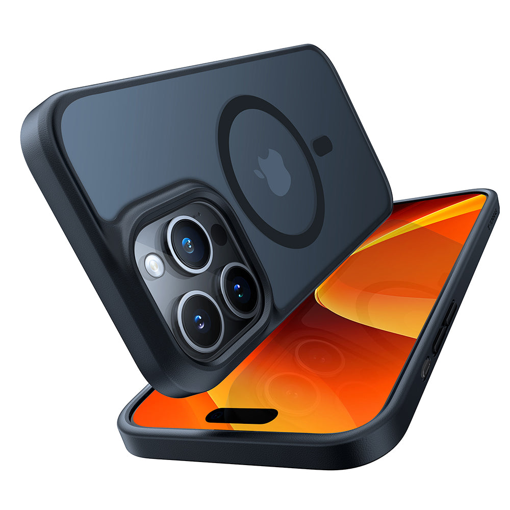 Husa de protectie Torras Guardian Magnetic compatibil cu iPhone 15 Pro Max, Negru
