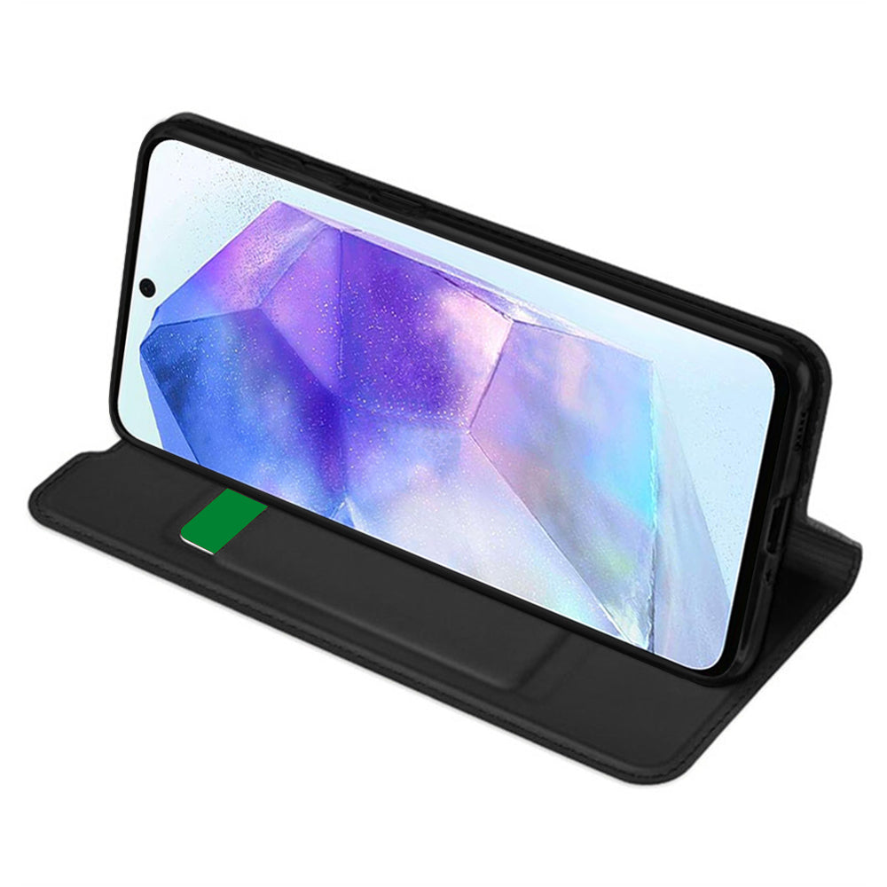 Husa de protectie Techsuit Magskin Book compatibil cu Samsung Galaxy A55 5G, Negru