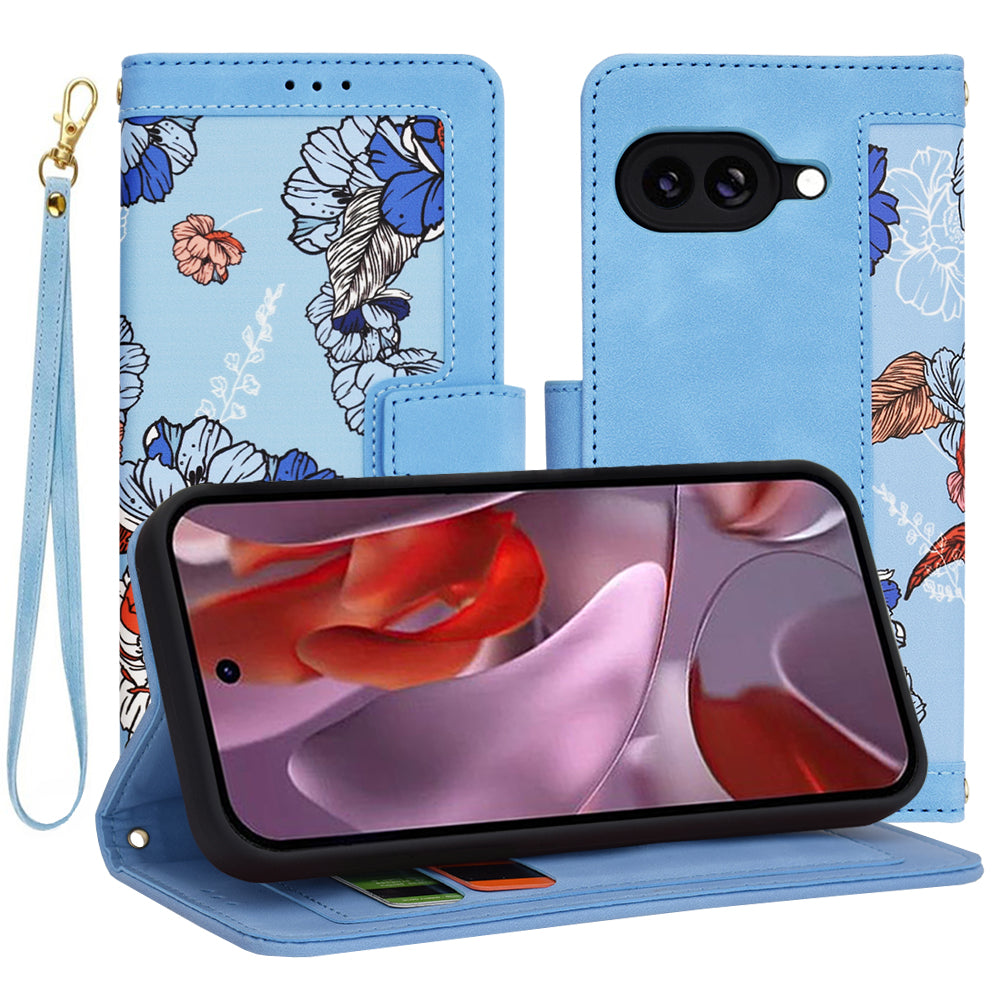 Husa de protectie Techsuit FlipCraft compatibil cu Google Pixel 9a, Vibrant Blue