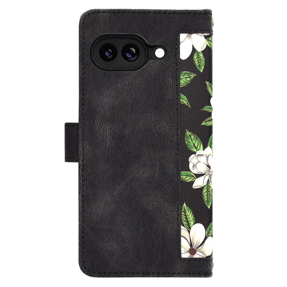 Husa de protectie Techsuit FlipCraft compatibil cu Google Pixel 9a, Flowers of the Dawn
