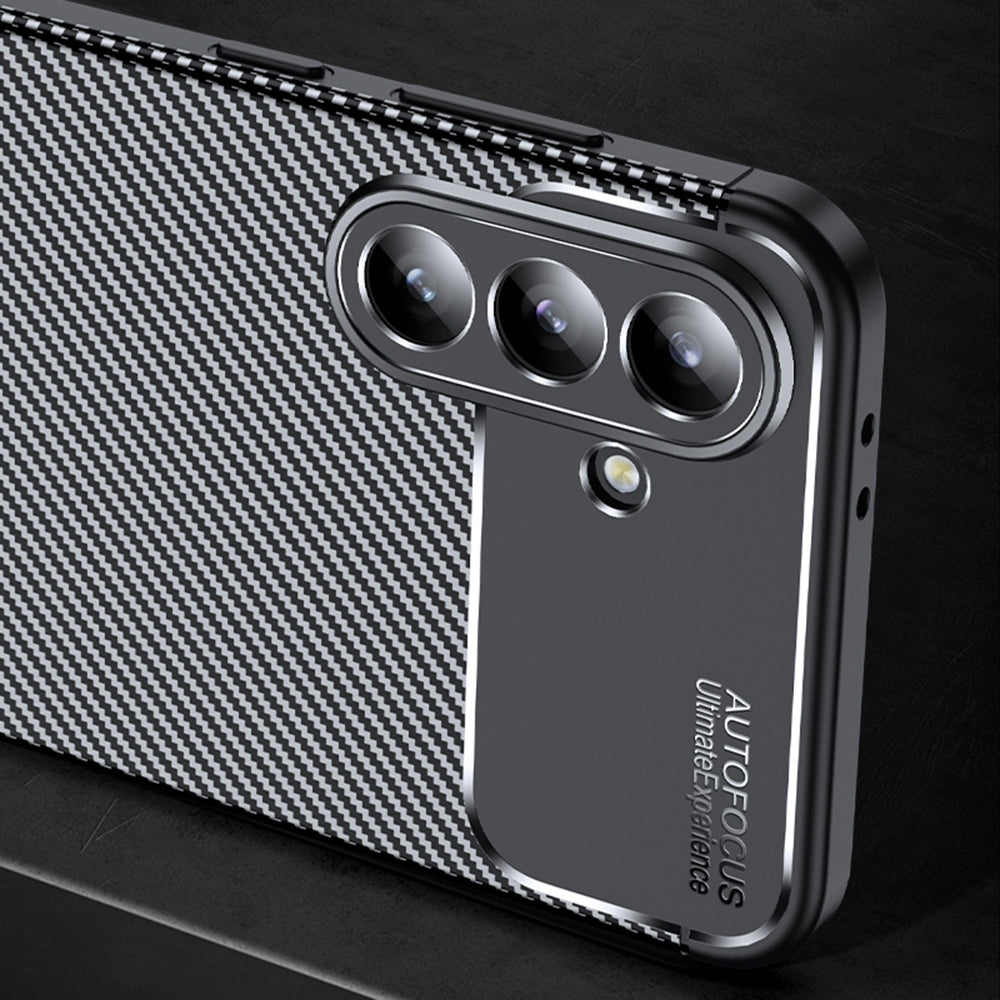 Husa de protectie Techsuit CarbonFiber compatibil cu Samsung Galaxy A36 5G / A37 5G, Negru