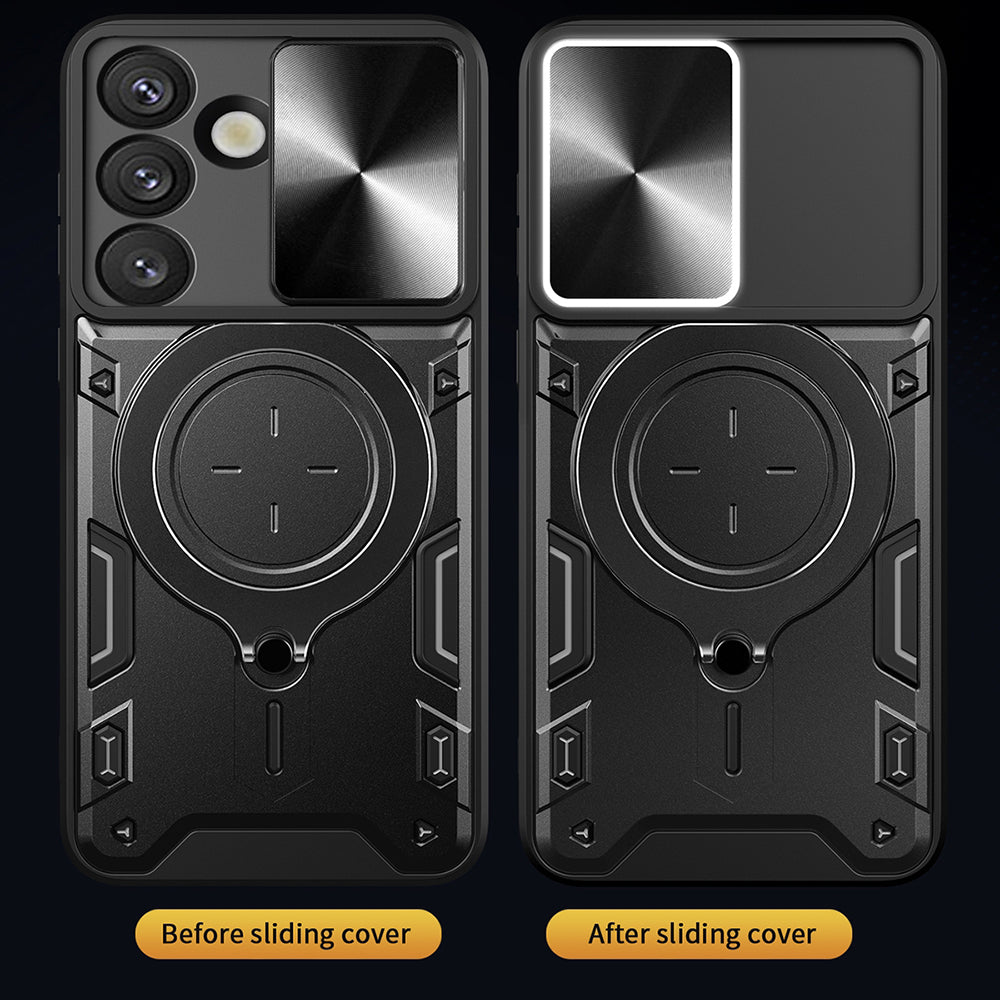 Husa de protectie Techsuit CamGuard Pro compatibil cu Samsung Galaxy S25, Negru