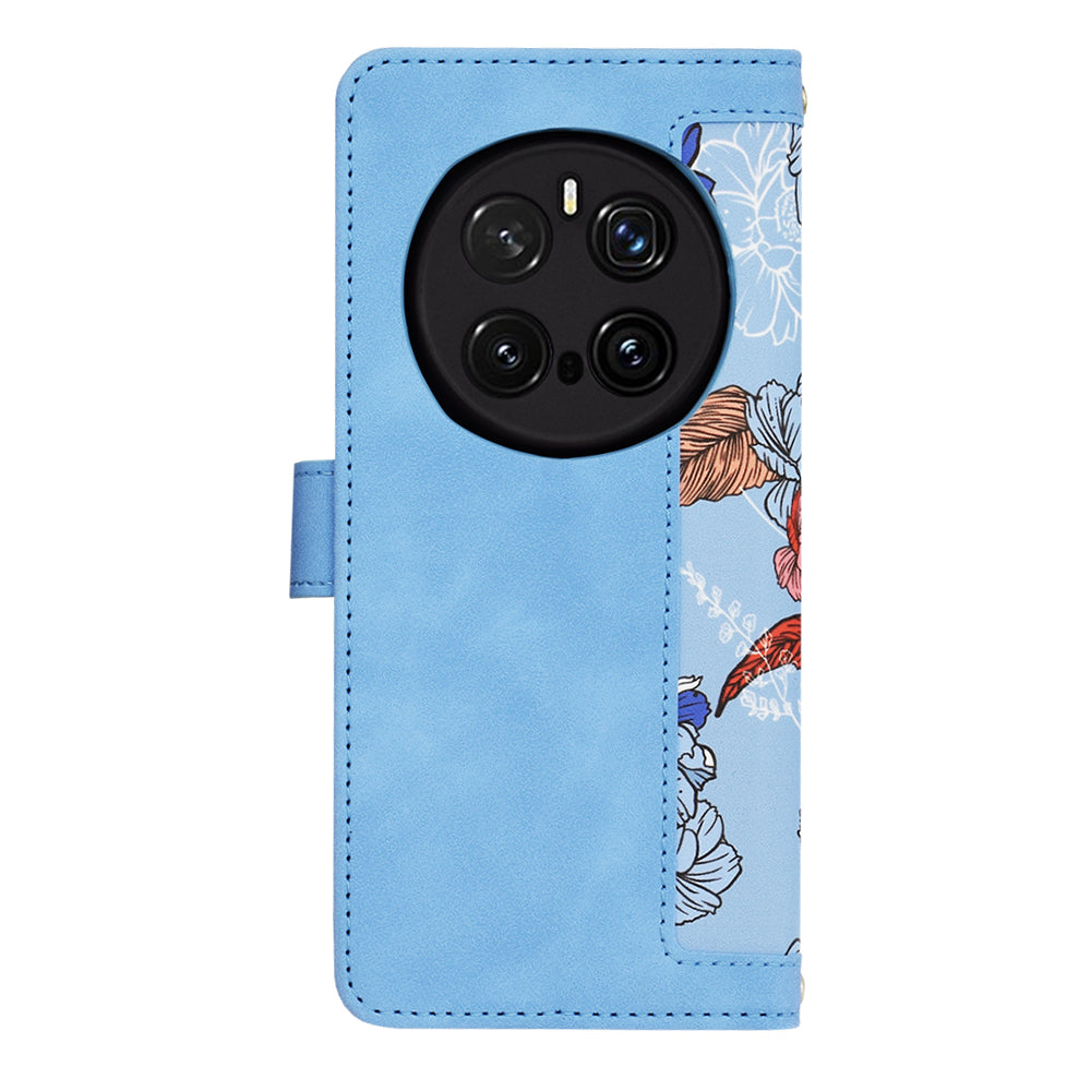 Husa de protectie Techsuit FlipCraft compatibil cu Honor Magic7 Pro, Vibrant Blue