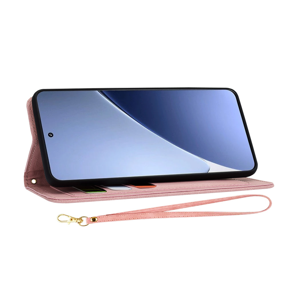 Husa de protectie Techsuit FlipCraft compatibil cu Xiaomi 15 Pro, Sweetheart Pink