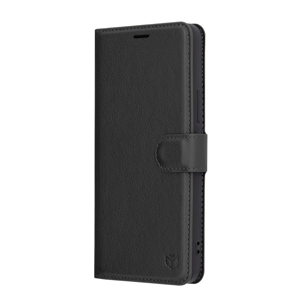 Husa de protectie Techsuit Leather Folio compatibil cu Xiaomi 15 Pro, Negru