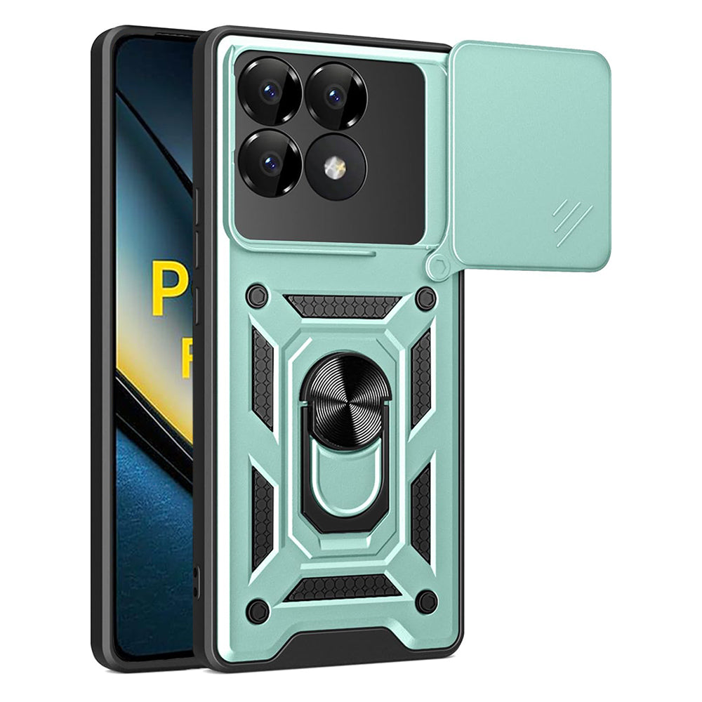 Husa de protectie Techsuit CamShield Series compatibil cu Xiaomi Poco F6 Pro, Verde