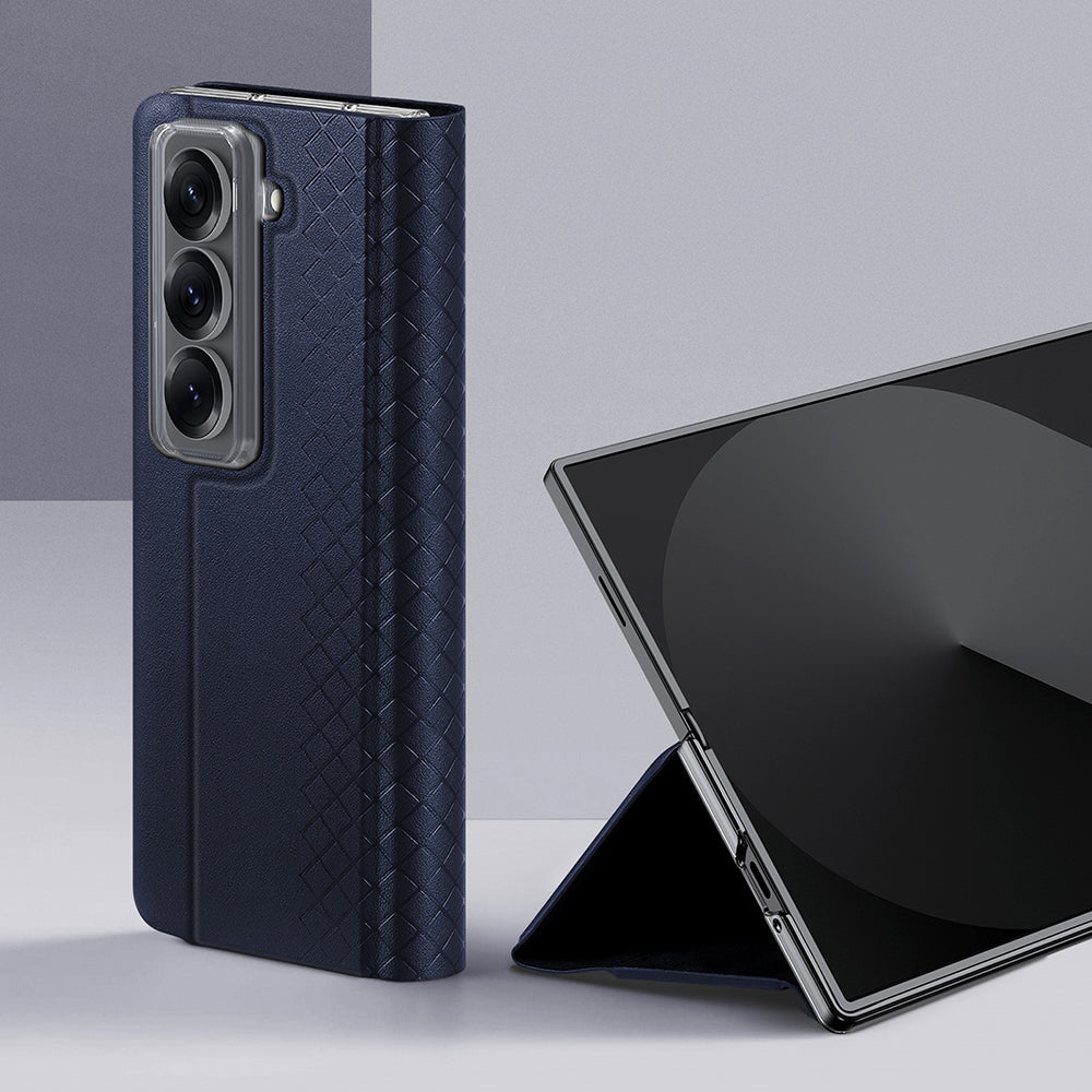 Husa de protectie Dux Ducis Bril compatibil cu Samsung Galaxy Z Fold SE, Albastru