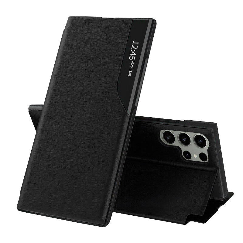 Husa de protectie Techsuit eFold Series compatibil cu Samsung Galaxy S23 Ultra, Negru