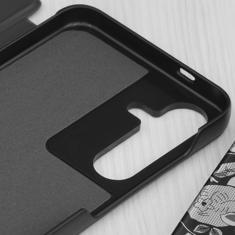 Husa de protectie Techsuit eFold Series compatibil cu Samsung Galaxy S25 Plus, Negru