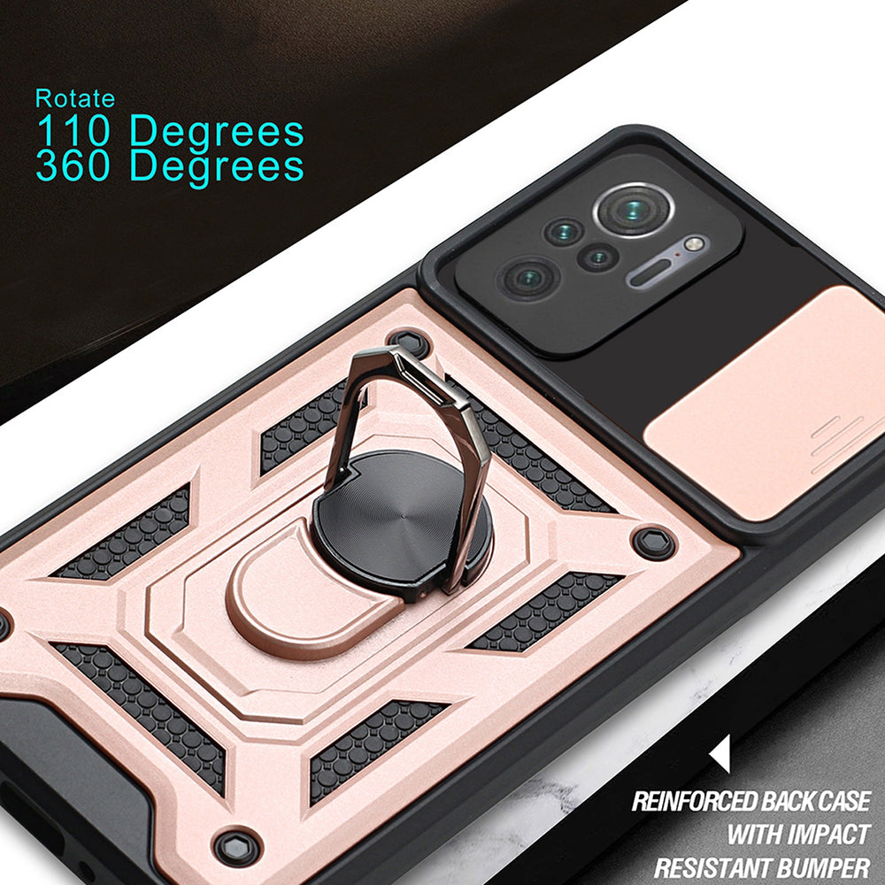 Husa de protectie Techsuit CamShield Series compatibil cu Xiaomi Redmi Note 10 4G / Note 10S / Poco M5s, Negru
