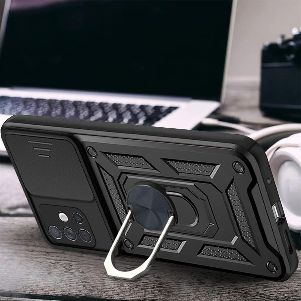 Husa de protectie Techsuit CamShield Series compatibil cu Samsung Galaxy A71 4G, Negru