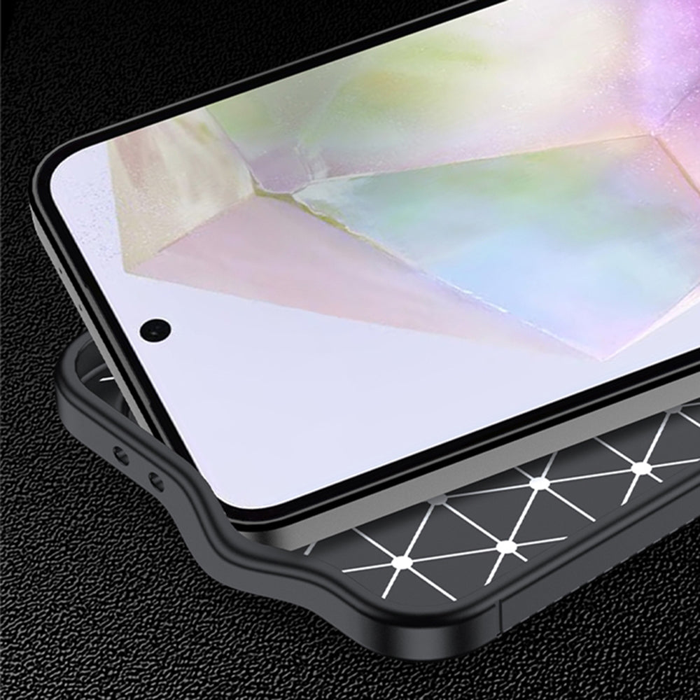 Husa de protectie Techsuit CarbonFiber compatibil cu Samsung Galaxy A56 5G, Negru