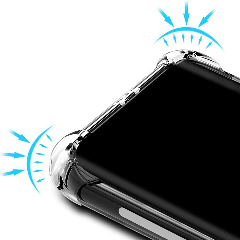Husa de protectie Techsuit Shockproof Clear Silicone compatibil cu Huawei P20, Transparent