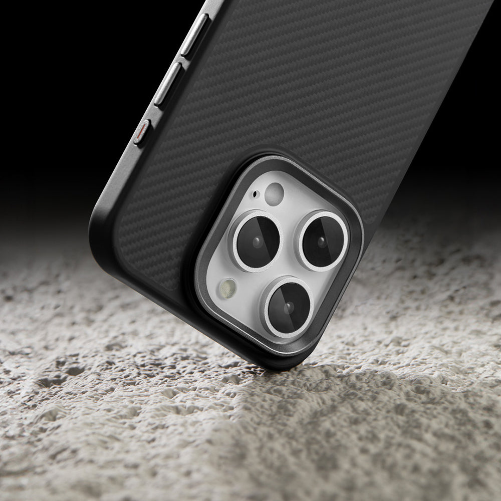 Husa de protectie Edizard Pro MagSafe compatibil cu iPhone 15 Plus, Negru