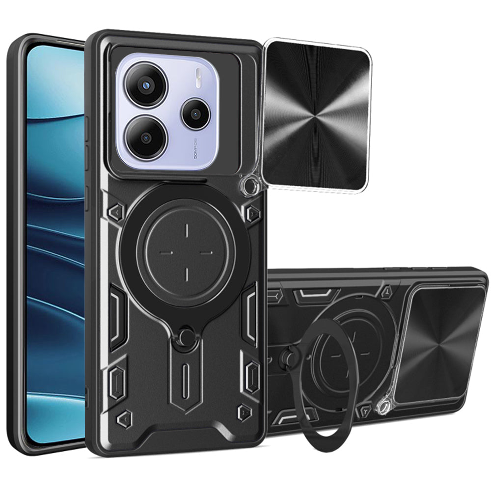 Husa de protectie Techsuit CamGuard Pro compatibil cu Xiaomi Redmi Note 14 5G, Negru
