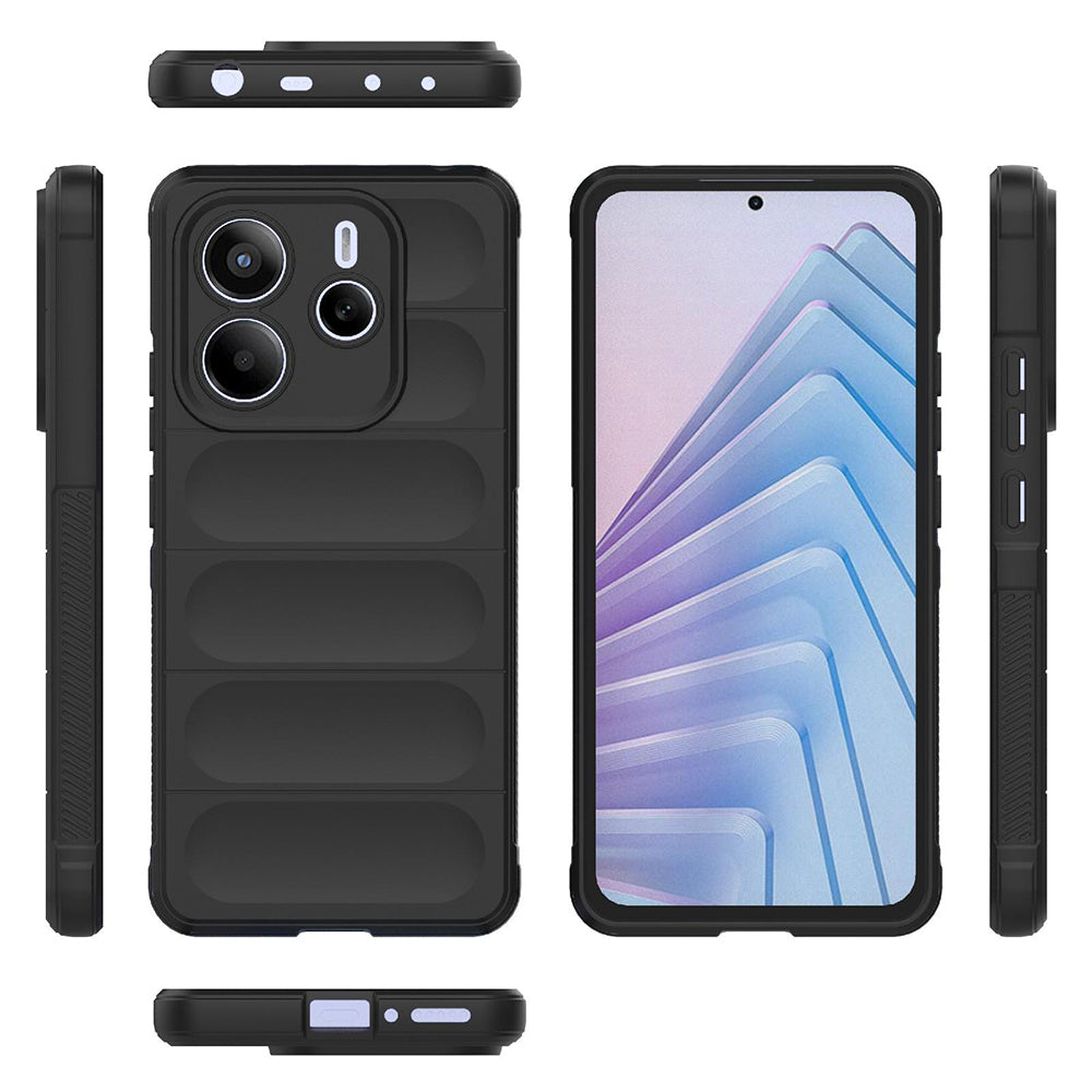 Husa de protectie Techsuit Magic Shield compatibil cu Xiaomi Redmi Note 14 5G, Negru